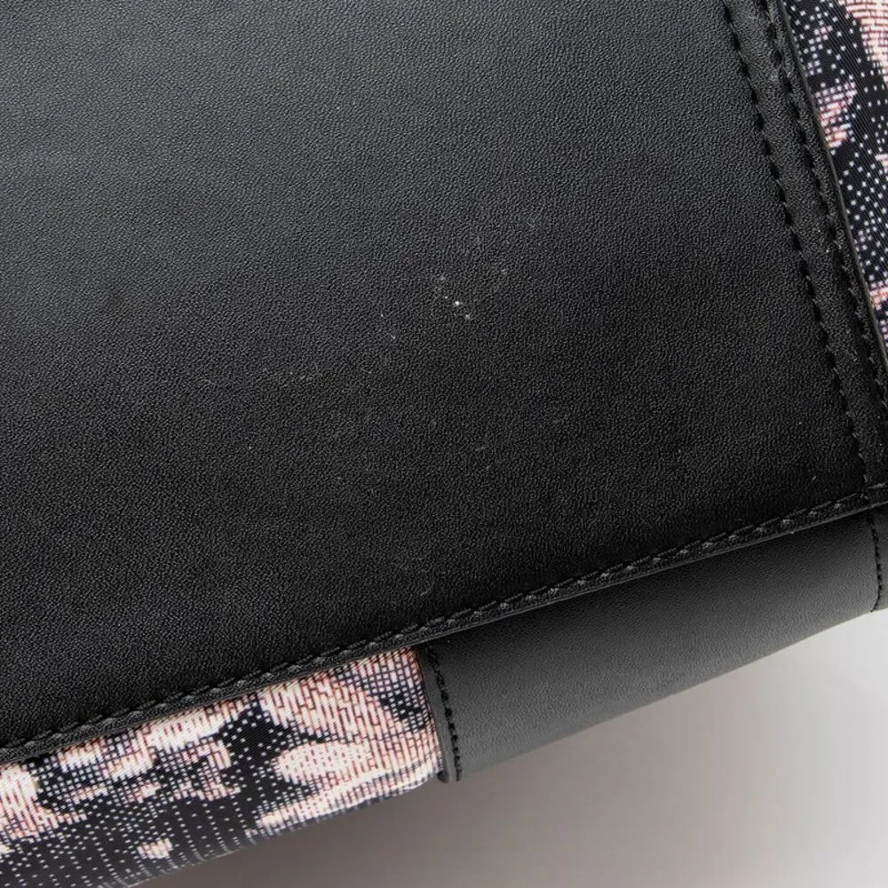 Tory Burch Floral Nylon Leather Ella Tote